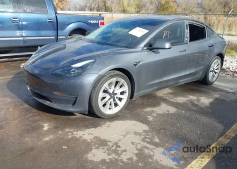 2022 Tesla Model 3 Long Range Dual Motor All-Wheel Drive from USA, damaged, VIN 5YJ3E1EB0NF144414